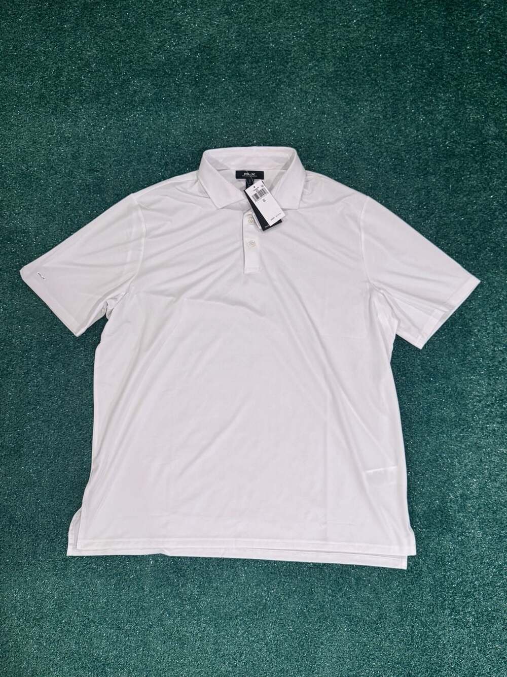 RLX Ralph Lauren Men's Performance Polo Shirt White